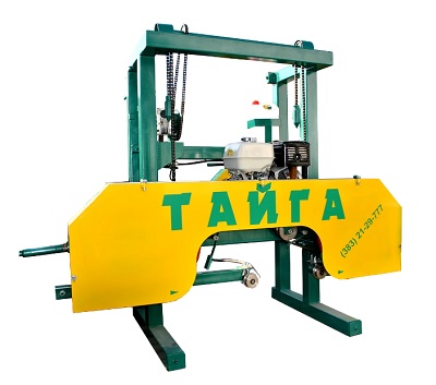 Пилорама ленточная Тайга Т-2Б + Усиленный рельсовый путь (Lifan) Пилорама ленточная Тайга Т-2Б + Усиленный рельсовый путь (Lifan)