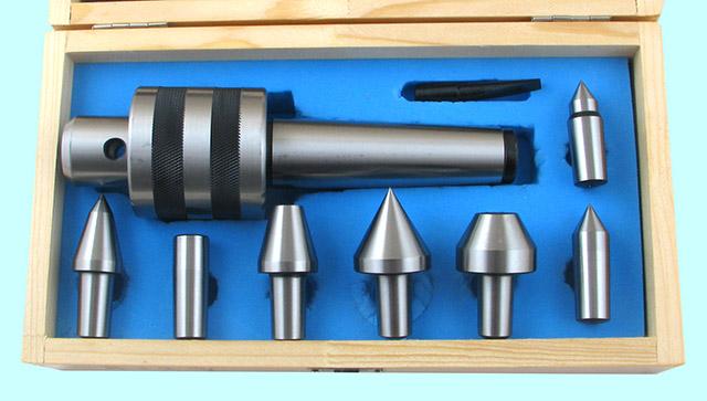 Центр Вращающийся КМ-4 с 7-ю сменными насадками (D434) Центр Вращающийся КМ-4 с 7-ю сменными насадками (D434)