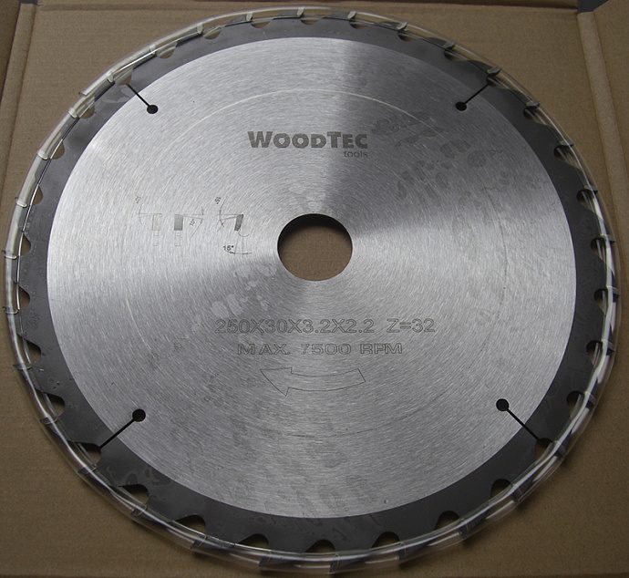 Пила дисковая Ø450 х 50 х 4,0/2,8 Z36 WZ WoodTec