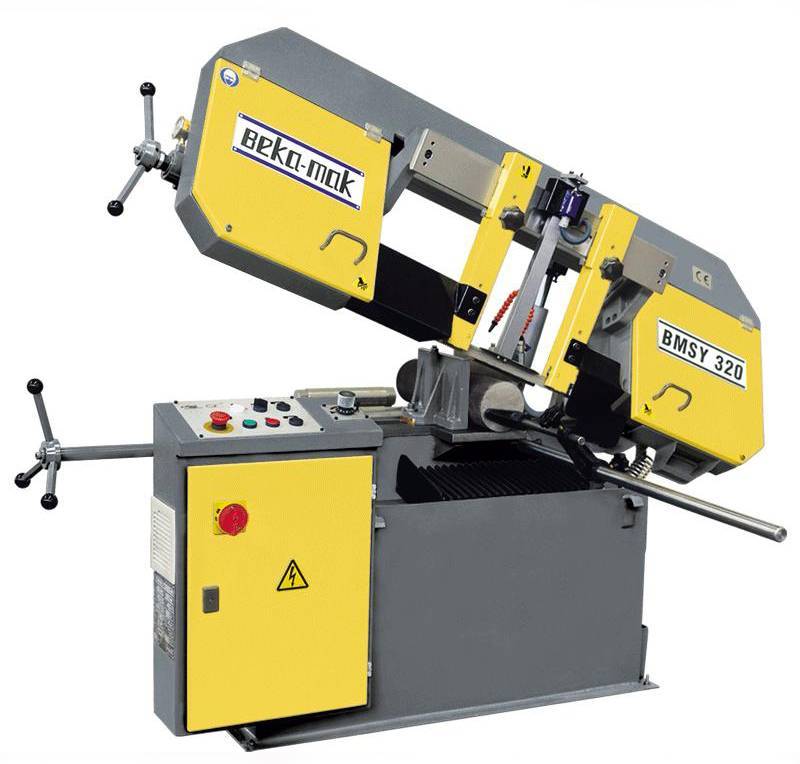 Ленточнопильный полуавтоматический станок маятниковый Beka-Mak BMSY 320