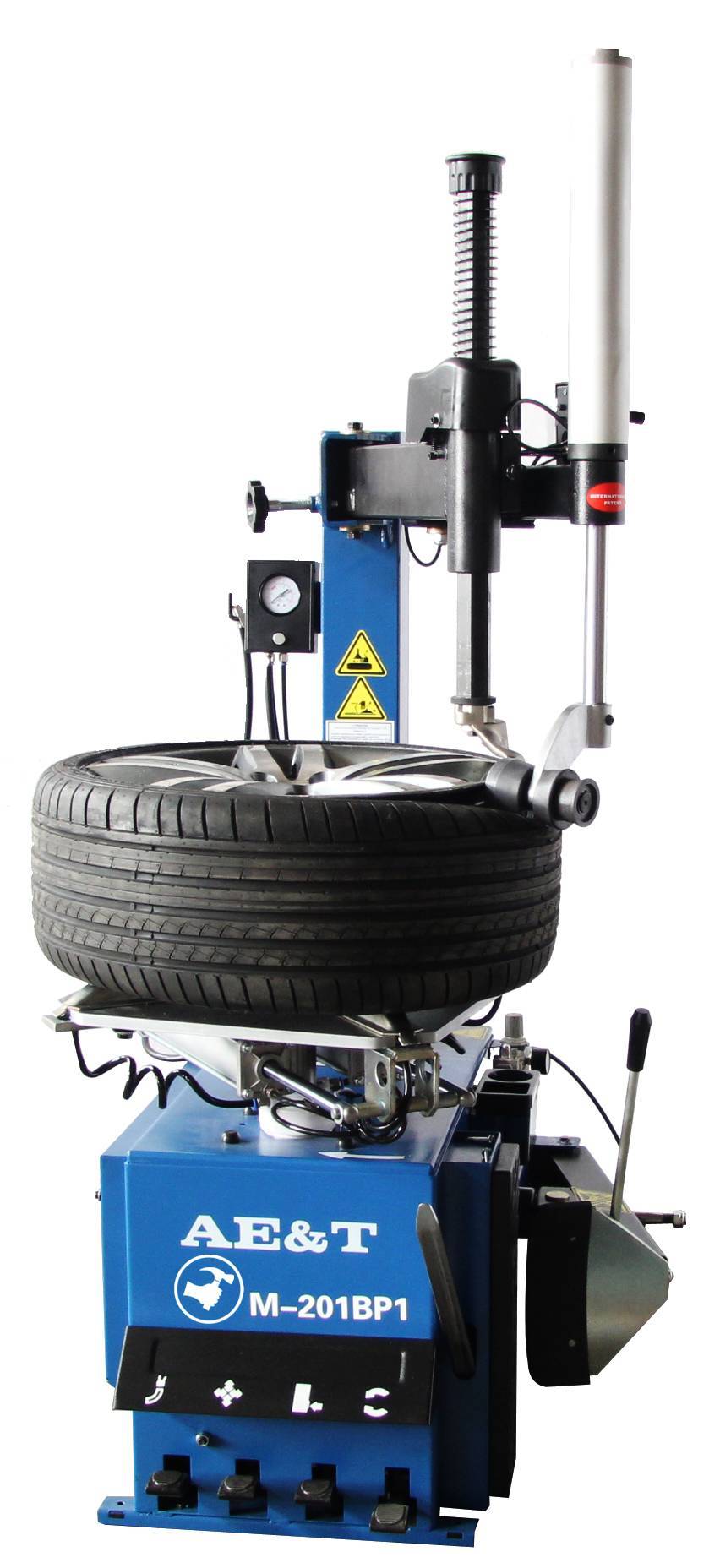 Шиномонтажный станок AE&T M-201ВР1 10-24" с правой рукой с наддувом, 220В
