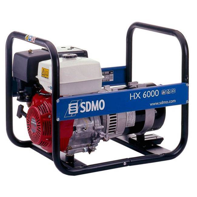 Бензиновый генератор SDMO HX 6000-S