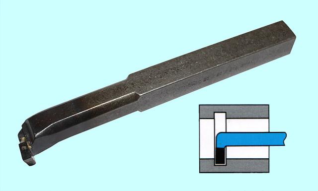 Резец Канавочный внутренний 16х16х180 ВК8 а=6мм; m=9мм DIN 263
