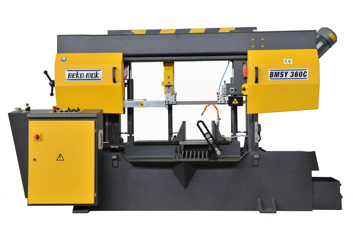 Двухколонный ленточный станок полуавтомат Beka-Mak BMSY 360 C