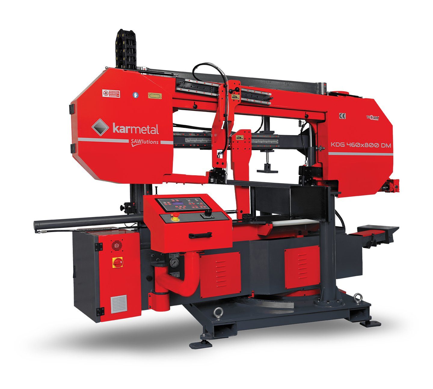 Полуавтоматический двухколонный ленточнопильный станок KARMETAL KDG 460x800 DM Полуавтоматический двухколонный ленточнопильный станок KARMETAL KDG 460x800 DM