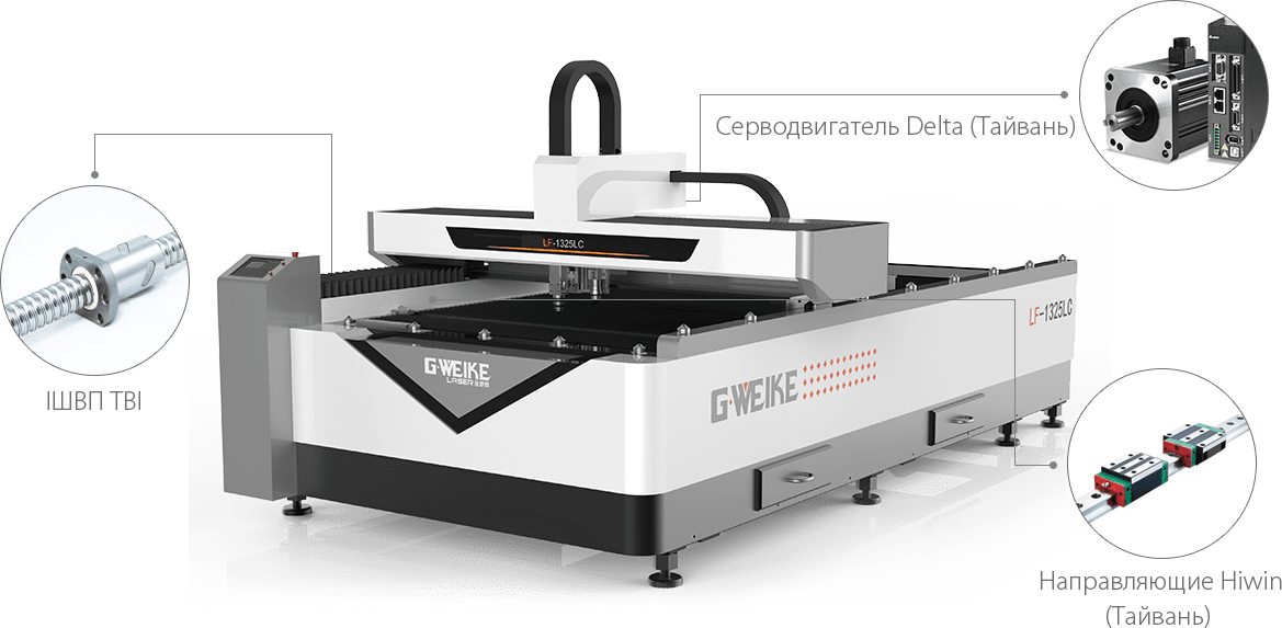 Оптоволоконный лазерный станок GWEIKE LF3015LNR Оптоволоконный лазерный станок GWEIKE LF3015LNR