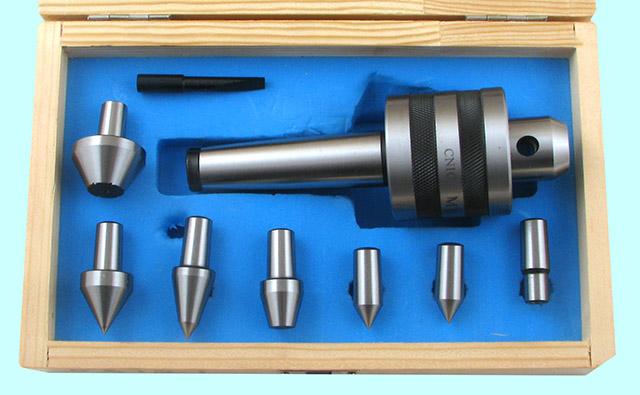 Центр Вращающийся КМ-2 с 7-ю сменными насадками (D432) Центр Вращающийся КМ-2 с 7-ю сменными насадками (D432)