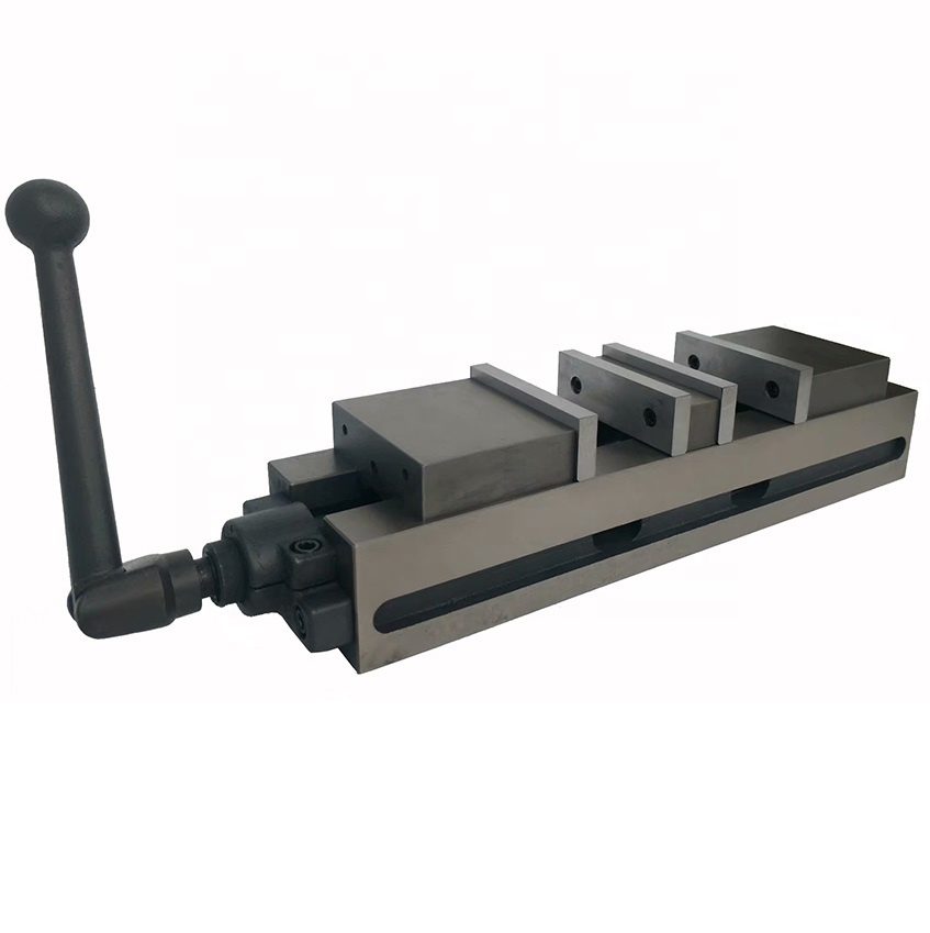 Тиски Q93160 станочные двузажимные с угловой блокировкой