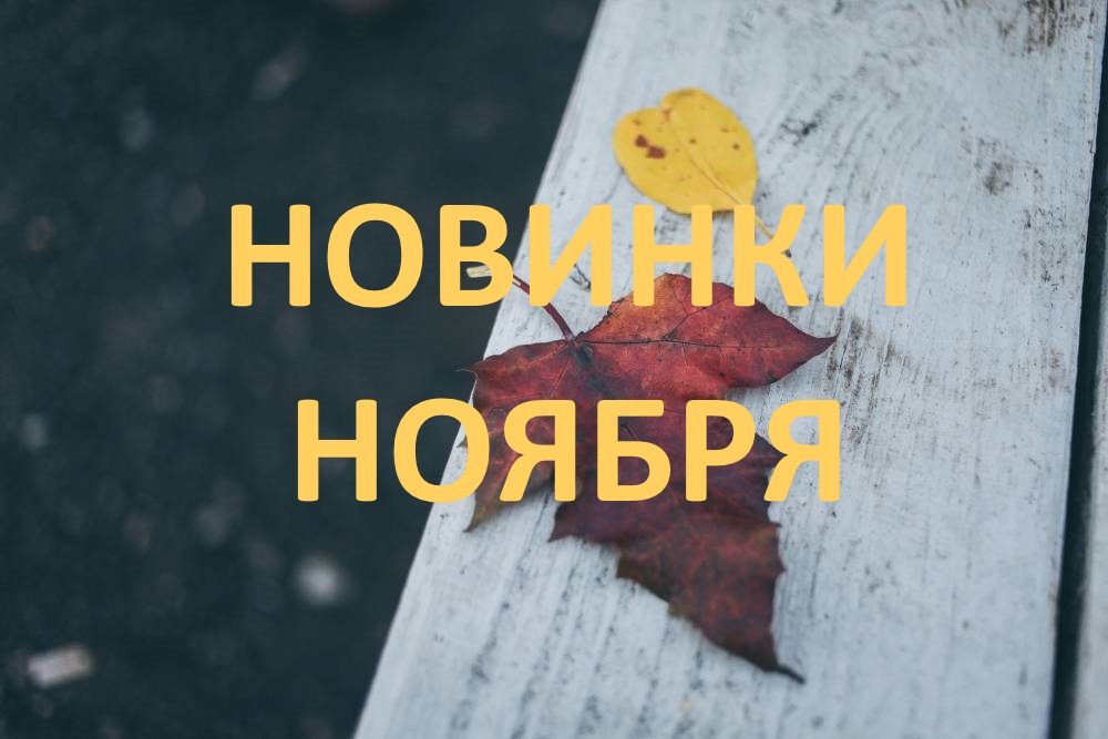 Новинки ноября! Новинки ноября!