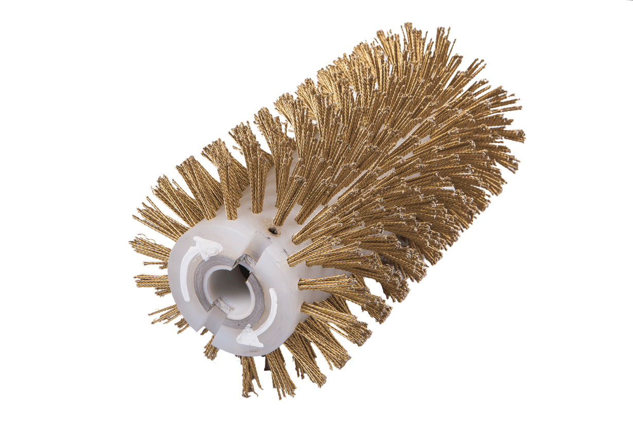 Брашировальная щетка валик Jet Д130х250мм, ворс корд сталь латун жгут d0,30 RB.1020.COR