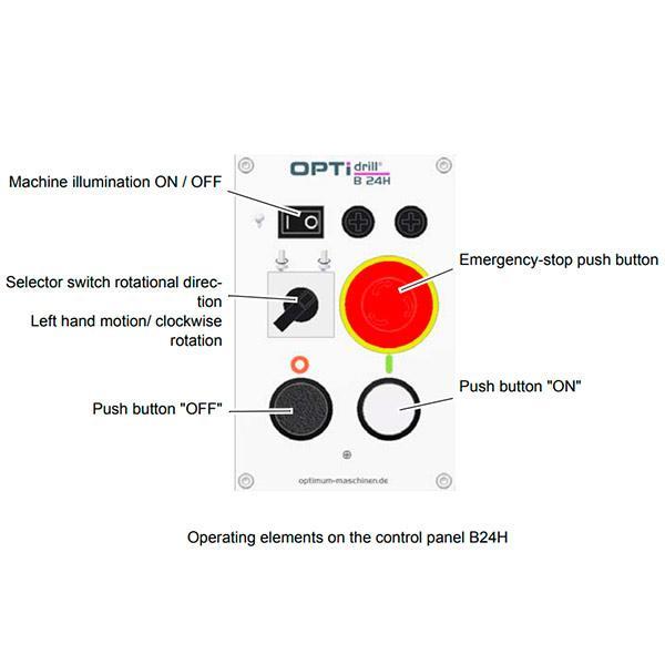 Сверлильный станок OPTIdrill B 24H (230 V)