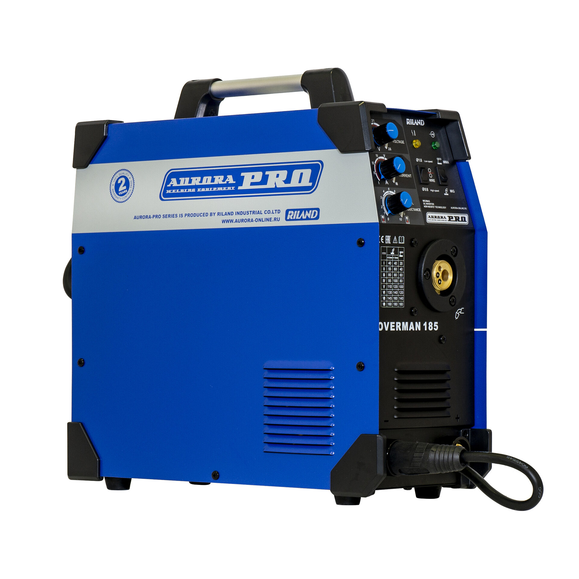 Инверторный полуавтомат MIG-MAG AuroraPRO OVERMAN 185