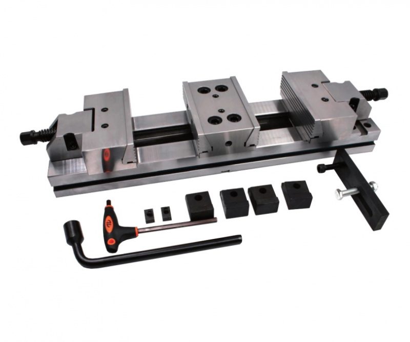 Тиски станочные прецизионные модульные двойные Zegyo ZQ83175A 175x2x170