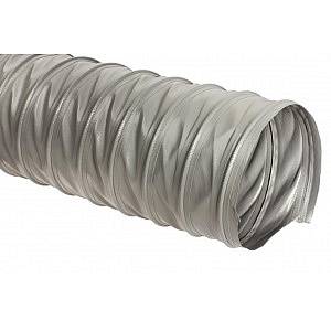 Серый антистатический шланг ПВХ Jet длиной 5м, 100мм, стенка 0,3мм PVP300.100.5