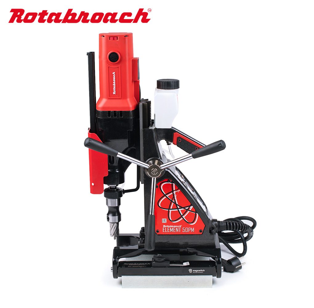 Магнитный сверлильный станок Rotabroach Element 50 PM для сверления труб Магнитный сверлильный станок Rotabroach Element 50 PM для сверления труб