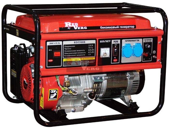 Генератор бензиновый RedVerg RD5500B Генератор бензиновый RedVerg RD5500B