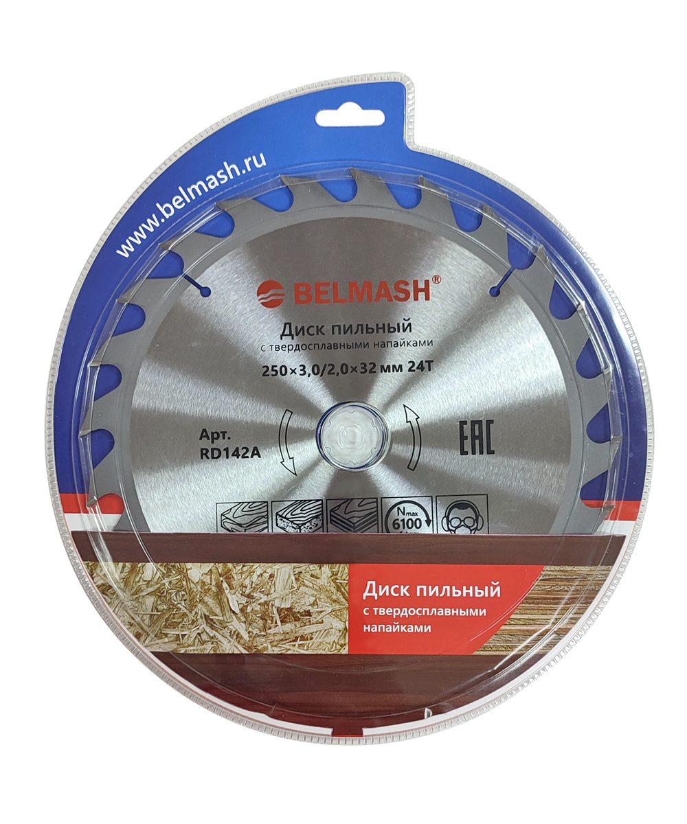 Диск пильный Белмаш 250x3,0/2,0x32/30, 24T