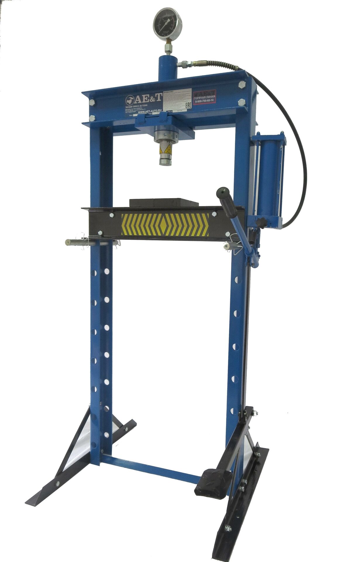 Пресс AE&T Т61220F 20т с ножной педалью