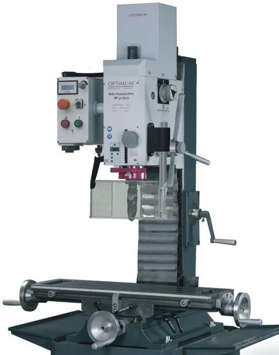 Вертикально-фрезерный станок Optimum BF30 Vario ISO30 3338431 Вертикально-фрезерный станок Optimum BF30 Vario ISO30 3338431