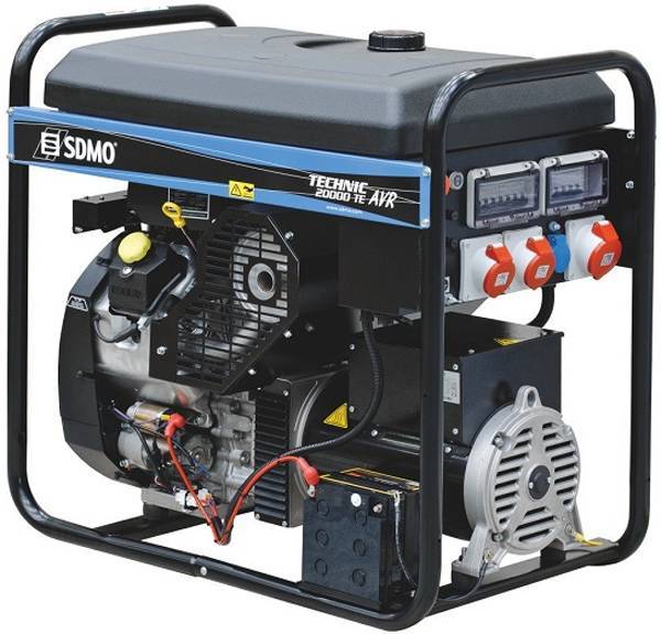 Бензиновый генератор SDMO TECHNIC 20000 TE AVR C Бензиновый генератор SDMO TECHNIC 20000 TE AVR C