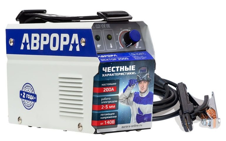 Сварочный инвертор ручной дуговой сварки ММА Аврора Вектор 2000 Сварочный инвертор ручной дуговой сварки ММА Аврора Вектор 2000