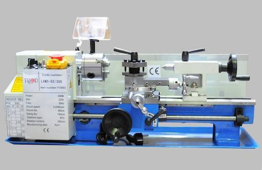 Настольный токарный станок по металлу TRIOD LAMS-02/300 113003 Настольный токарный станок по металлу TRIOD LAMS-02/300 113003