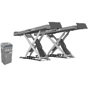 Подъемник ножничный KraftWell г/п 5500 кг. заглубляемый, платформы гладкие