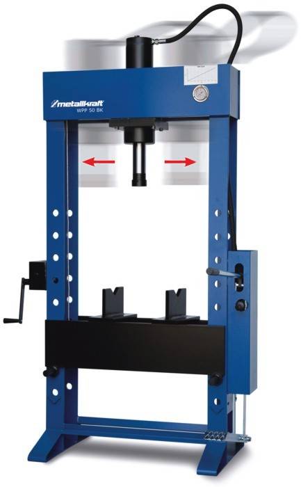 Пресс гидравлический с подвижным поршнем WPP 30 BK Metallkraft 4002030 Пресс гидравлический с подвижным поршнем WPP 30 BK Metallkraft 4002030