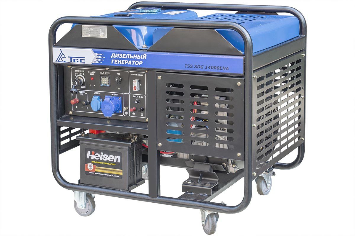 Портативный дизельный генератор ТСС SDG 14000EHA