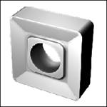 Пластина SNMM - 150412 ТН20 квадратная dвн=6мм (03124) со стружколомом