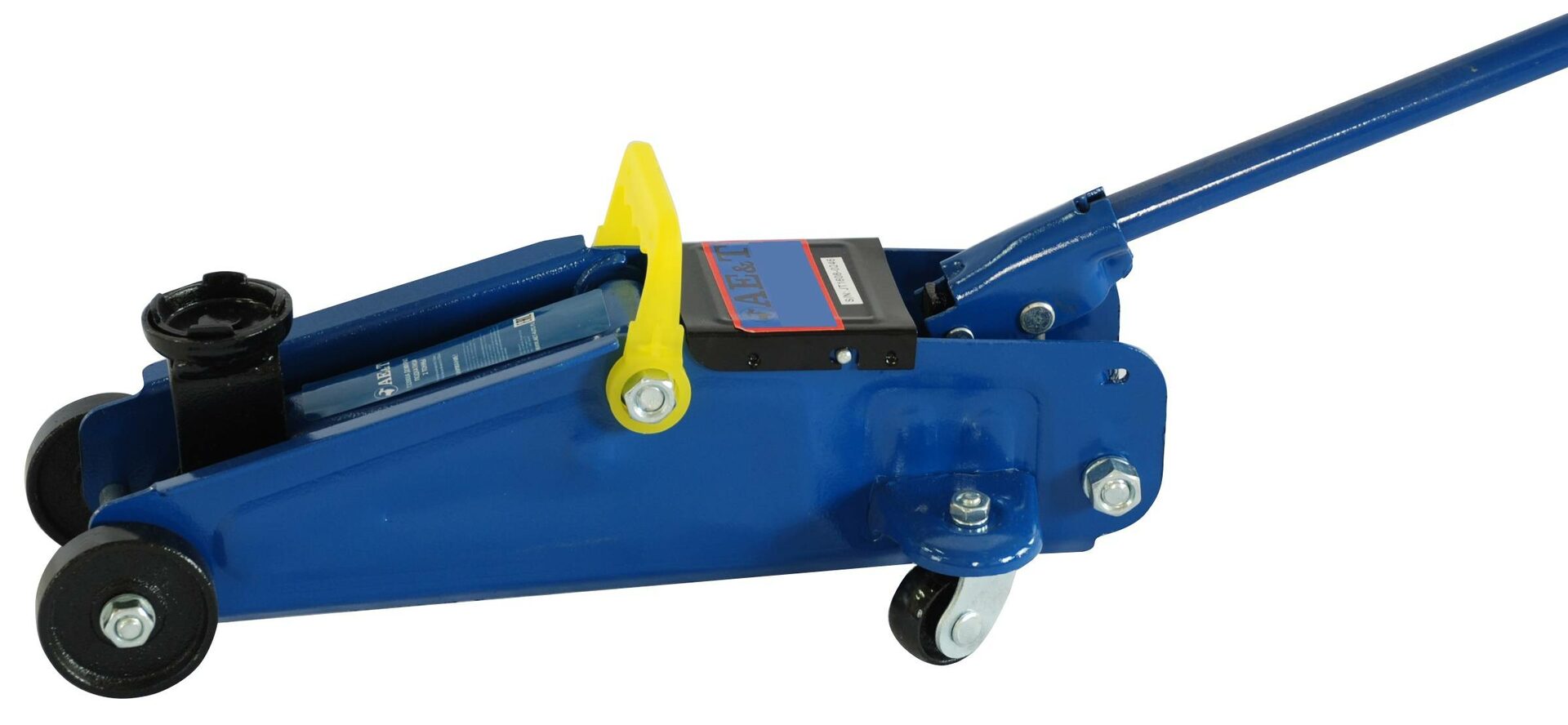 Домкрат подкатной AE&T T32010A 2.0т в кейсе полупроф