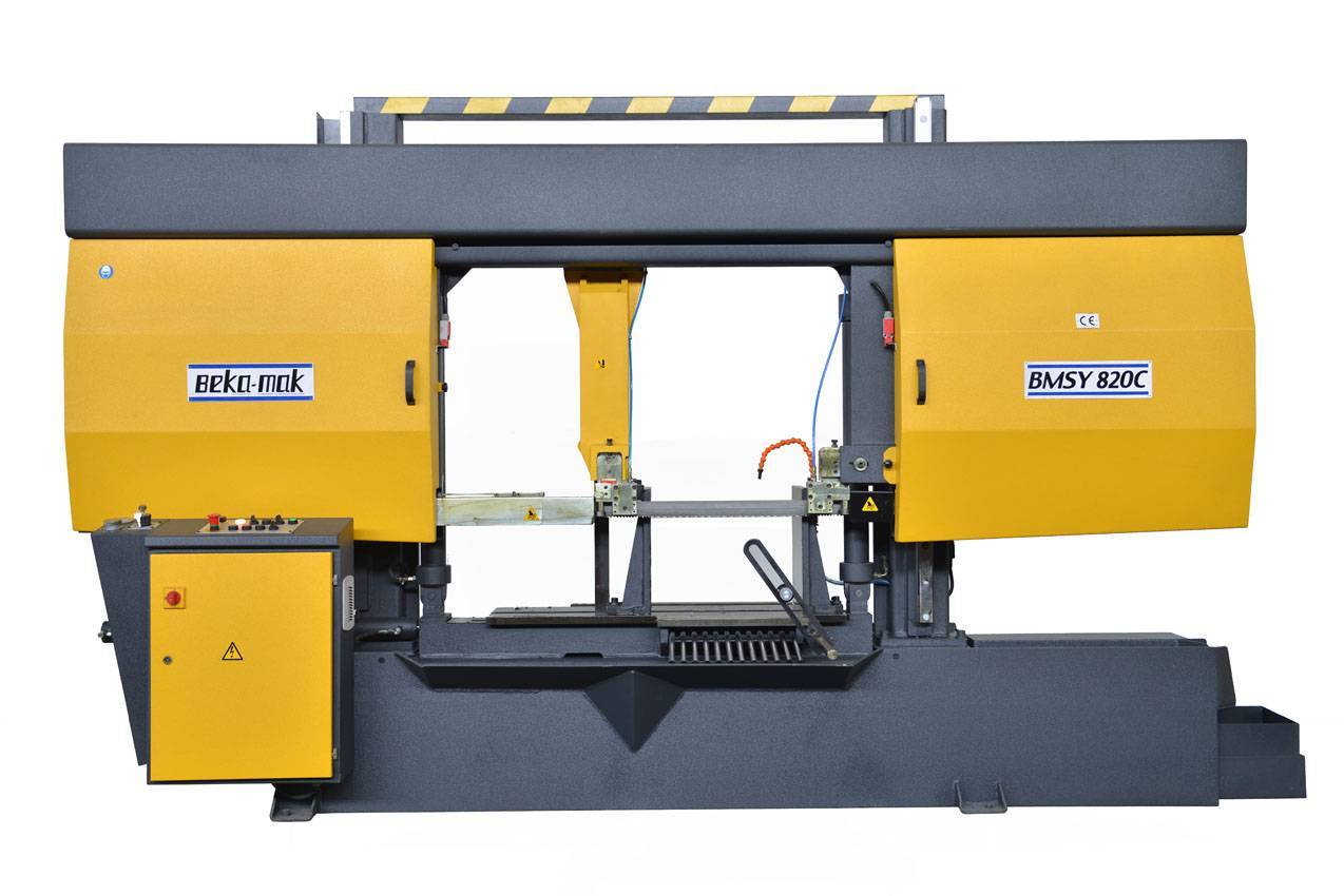 Двухколонный полуавтоматический ленточный станок Beka-Mak BMSY 820 C