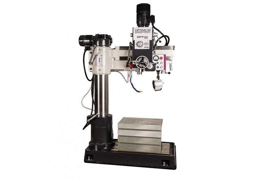 Радиально -сверлильный станок Optimum 3049040 OPTIdrill RD4 (380 В) с коробчатым столом