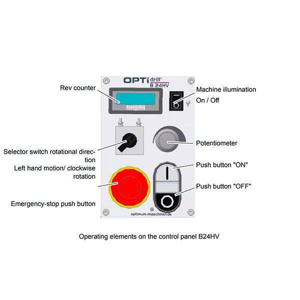 Сверлильный станок OPTIdrill B 24HV