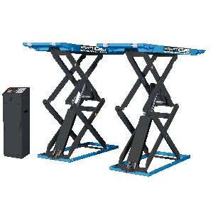 Подъёмник ножничный короткий напольный г/п 3500 кг. KRW350SF/220_blue Подъёмник ножничный короткий напольный г/п 3500 кг. KRW350SF/220_blue