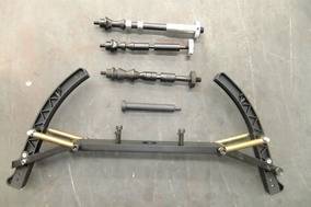 Комплект приспособлений балансировки мотоколес AE&T MBA (вал+зажим+конусы)