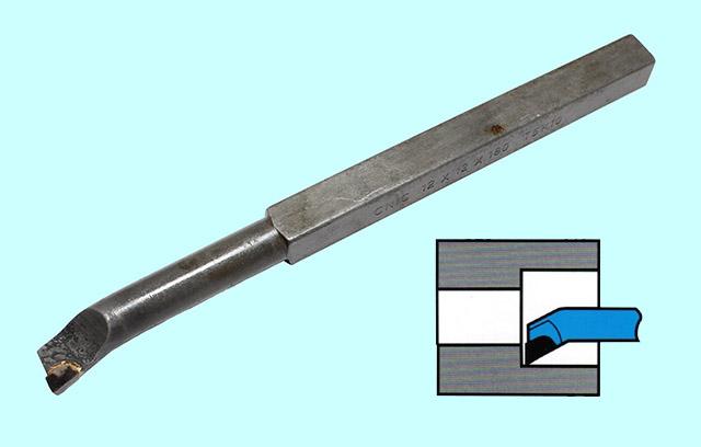 Резец Расточной 40х40х400 ВК8 для сквозных отверстий DIN 4973