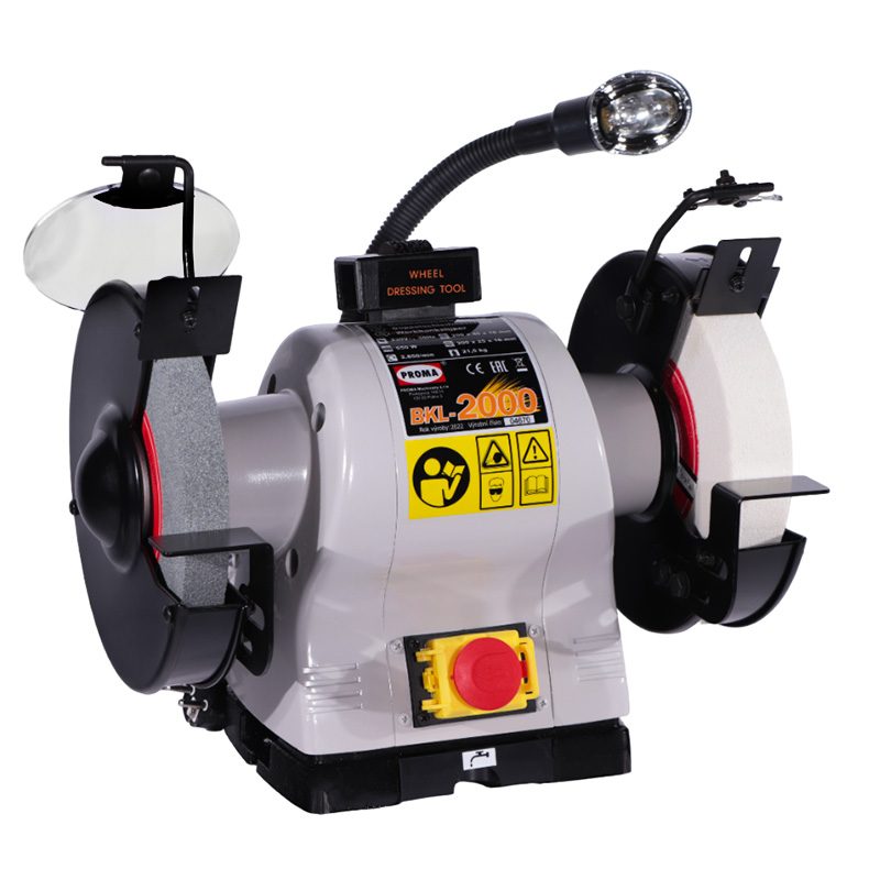 Двухдисковый заточной станок с подсветкой Proma BKL-2000 25450200 Двухдисковый заточной станок с подсветкой Proma BKL-2000 25450200