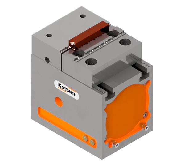 Тиски пневматические 95-Г2 Kottami
