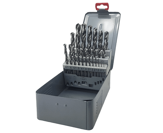 Partner серия S набор сверл HSS M2, 25шт, 1.0-13X0.5мм