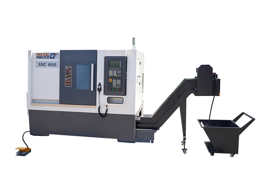 Токарный станок Metal Master SNC 4550 с наклонной станиной и ЧПУ