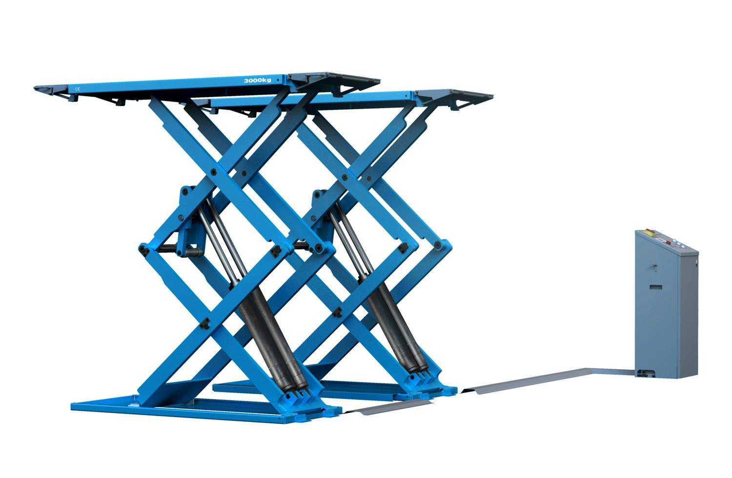 Подъемник ножничный AE&T F6106E 3т, для монтажа "на пол", 220В Подъемник ножничный AE&T F6106E 3т, для монтажа "на пол", 220В