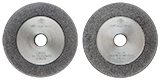 Комплект из двух заточных кругов MRCM 730 3250 (кубический нитрид бора) для заточки фрез из быстрорежущей стали (HSS)