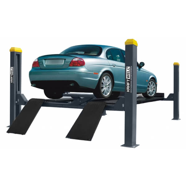 Подъемник четырехстоечный KraftWell г/п 4000 кг. платформы для сход-развала KRW8WA Подъемник четырехстоечный KraftWell г/п 4000 кг. платформы для сход-развала KRW8WA