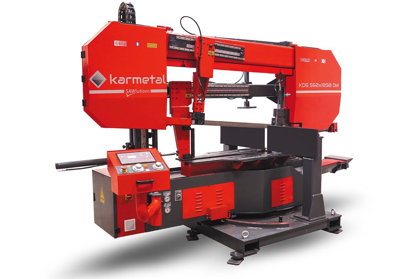 Полуавтоматический двухколонный ленточнопильный станок KARMETAL KDG 560x1050 DM Полуавтоматический двухколонный ленточнопильный станок KARMETAL KDG 560x1050 DM