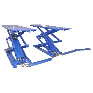 Подъемник ножничный KraftWell короткий г/п 3000 кг. напольный