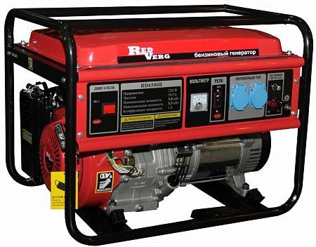 Генератор бензиновый RedVerg RD6500EB Генератор бензиновый RedVerg RD6500EB