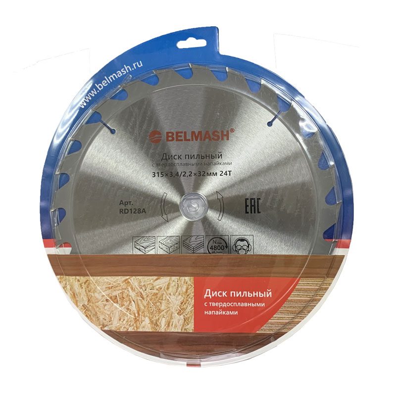 Диск пильный Белмаш 315х3,2/2,2х32ММ 24Т