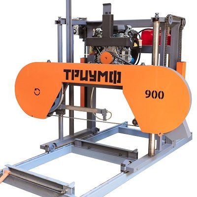 Ленточная бензиновая пилорама Триумф 900 21 л.с. (Honda)