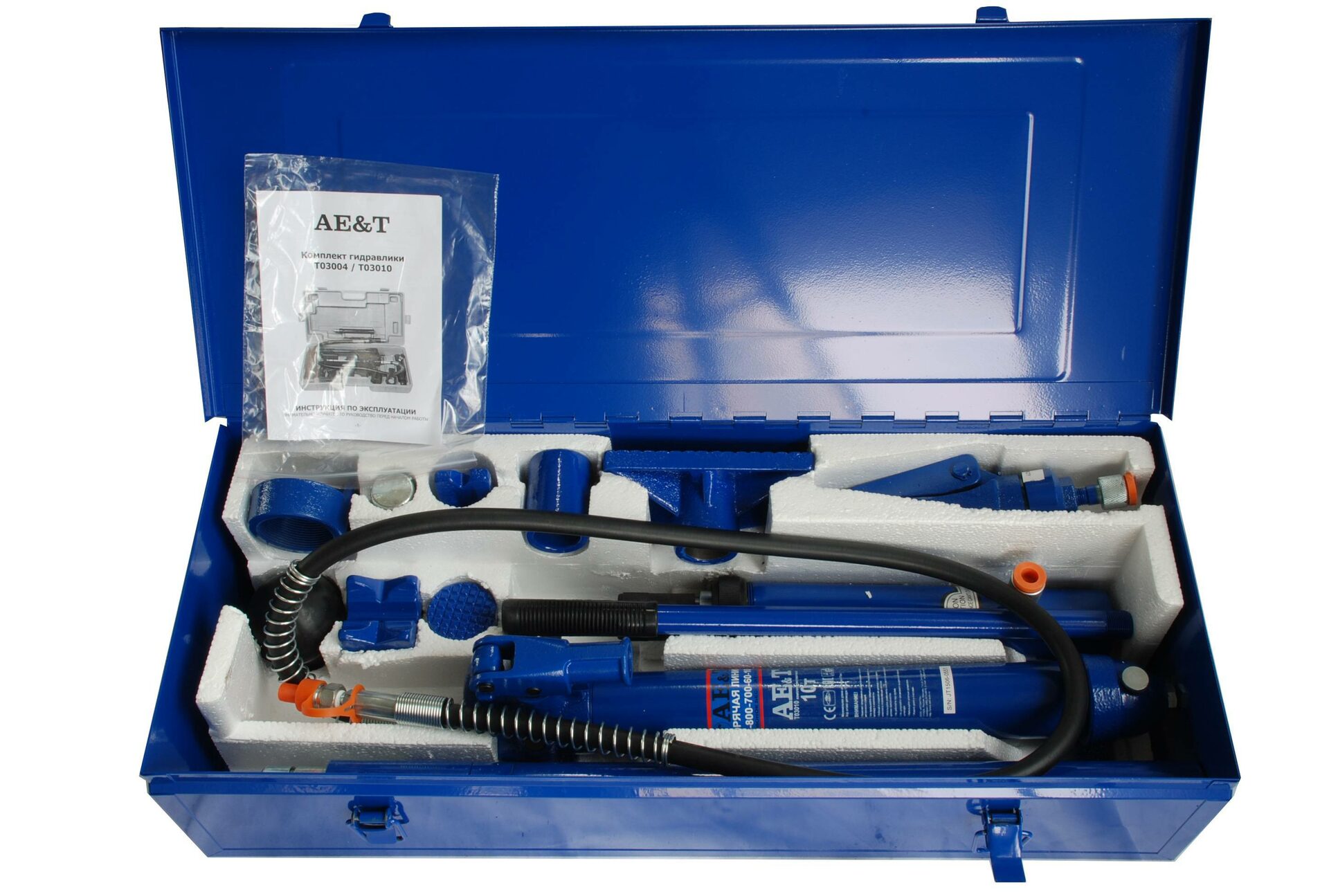 Комплект гидравлики AE&T T03010 рихтовочный 10т Комплект гидравлики AE&T T03010 рихтовочный 10т